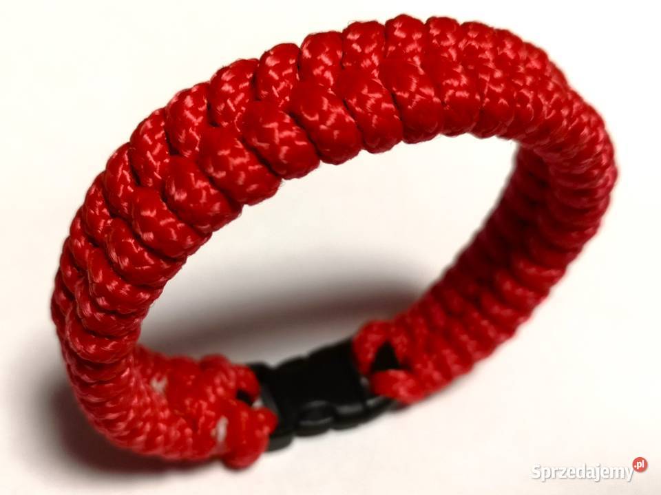 Bransoletka z paracordu splot Fishtail Knot Kielce
