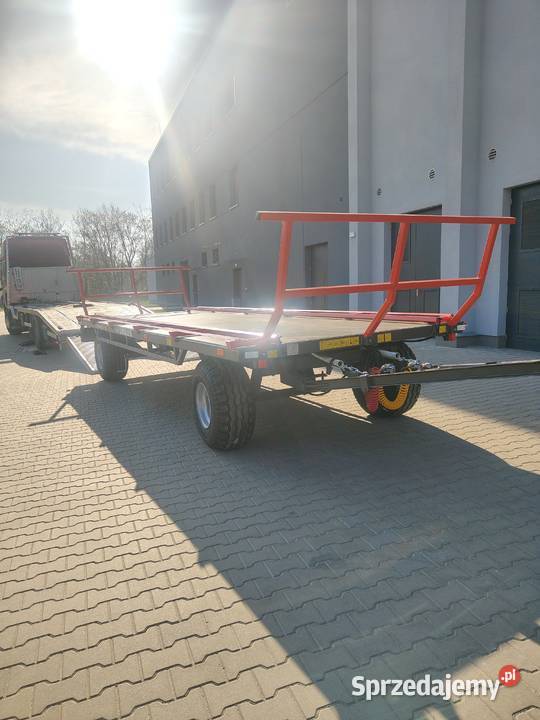 Platforma przyczepa do bel URSUS T665 7 ton nieuszkodzony Mława