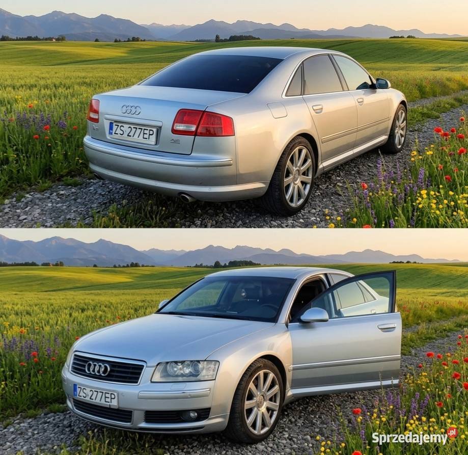 Śliczna Audi A8 D3 42 Quatro z LPG 4200cm3 A8 Szczecin