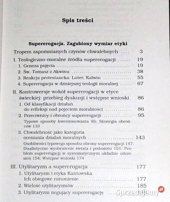 Supererogacja Zagubiony wymiar etyki A M Pozostałe lubelskie Chełm