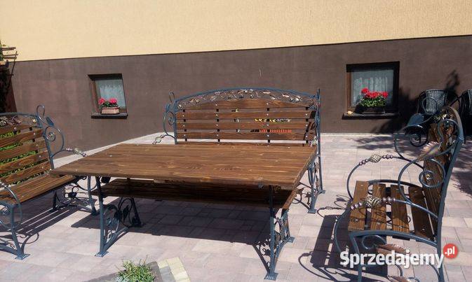 Komplet Ogrodowy Kowalstwo Artystyczne Komplety mebli