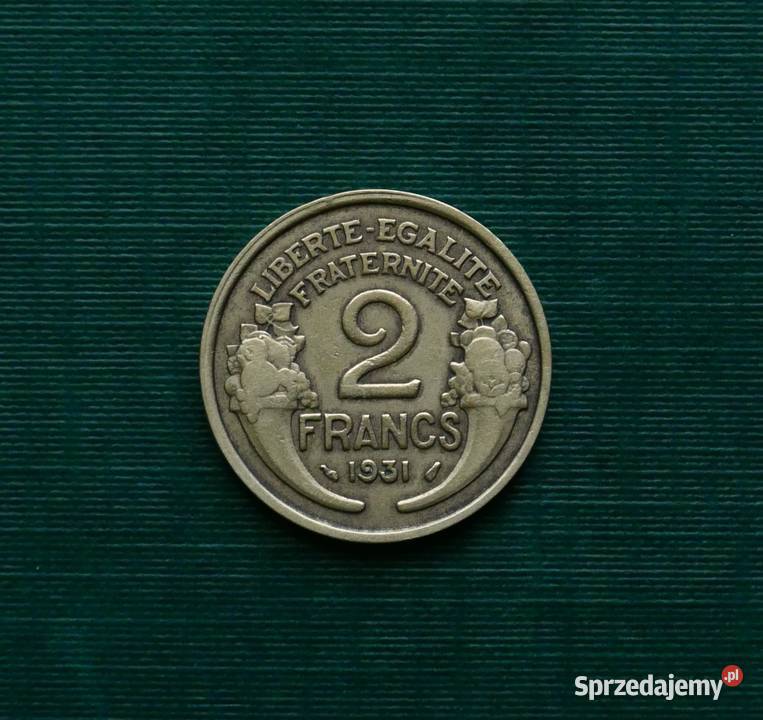FRANCJA 2 franki 1931r Gliwice