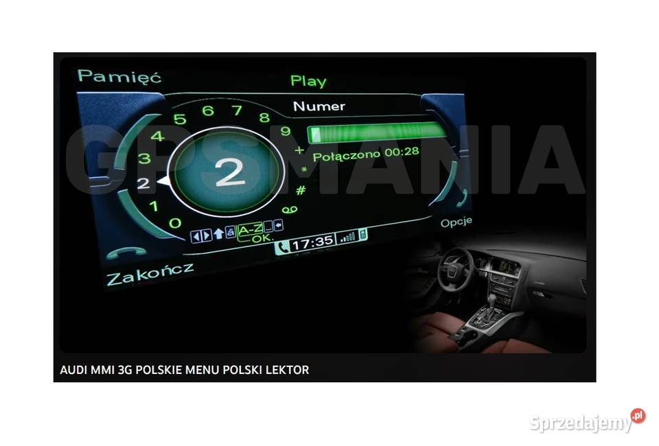 NAWIGACJA AUDI MMI 3G HIGH POLSKIE MENU POLSKI Łódź