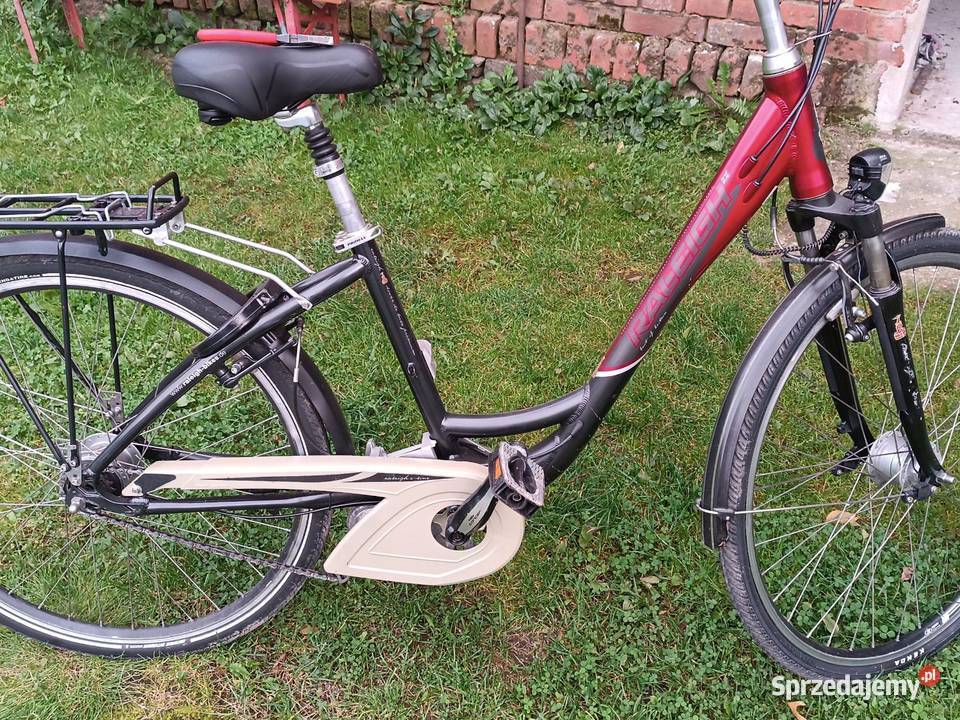 Rower damka miejskiej elektryk Ruda Milicka