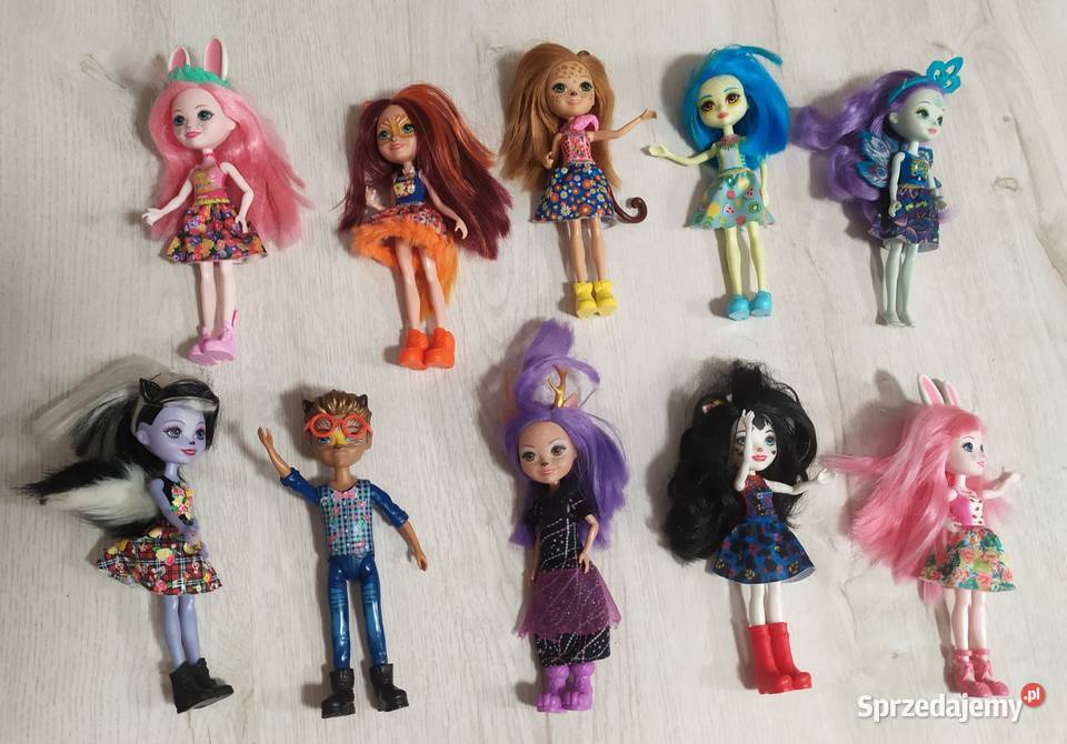 Małe lalki 10 sztuk lubuskie Zielona Góra