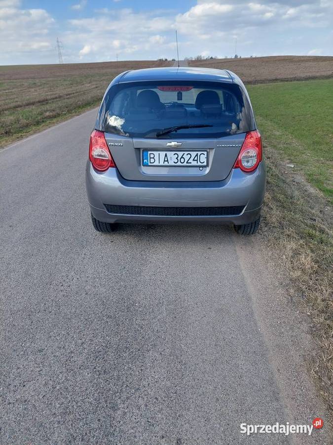 Chevrolet aveo 12 2009r 161000 przebiegu Dobrzyniewo Fabryczne