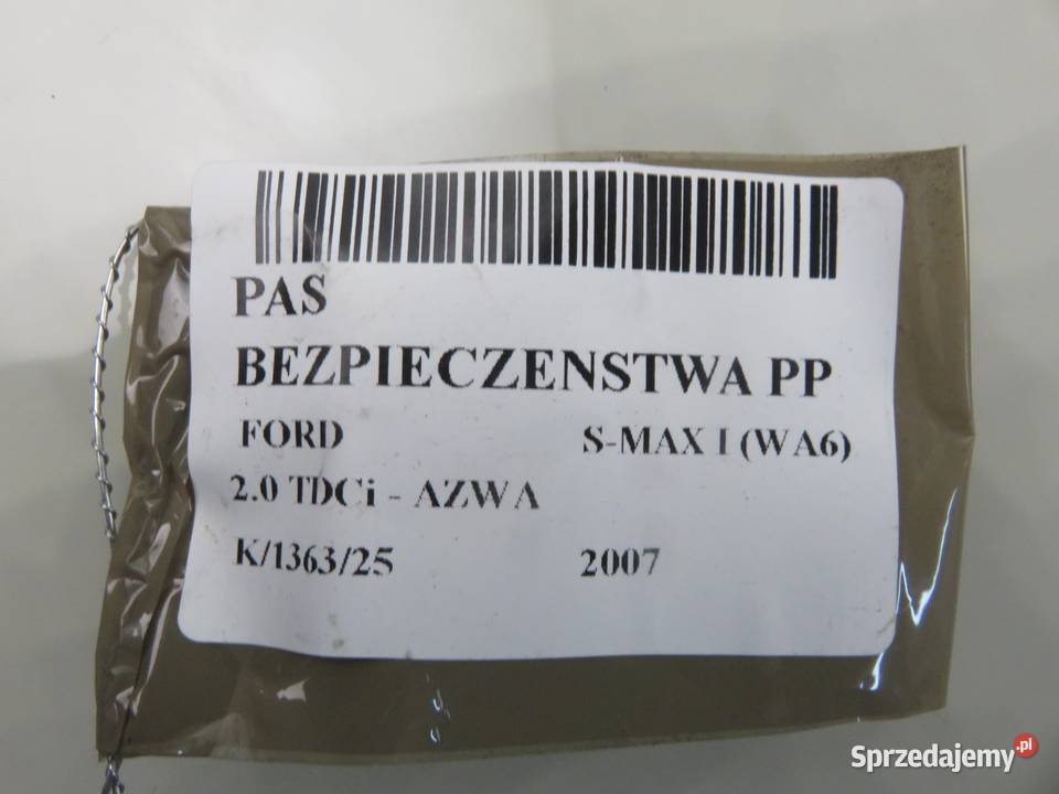 PAS PRAWY PRZEDNI FORD S I WA6 6G9N61294CEW Motoryzacja