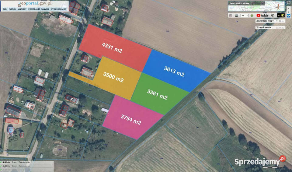 Działka z WZ Dębnica KaszubskaPodole Małe Podole Małe