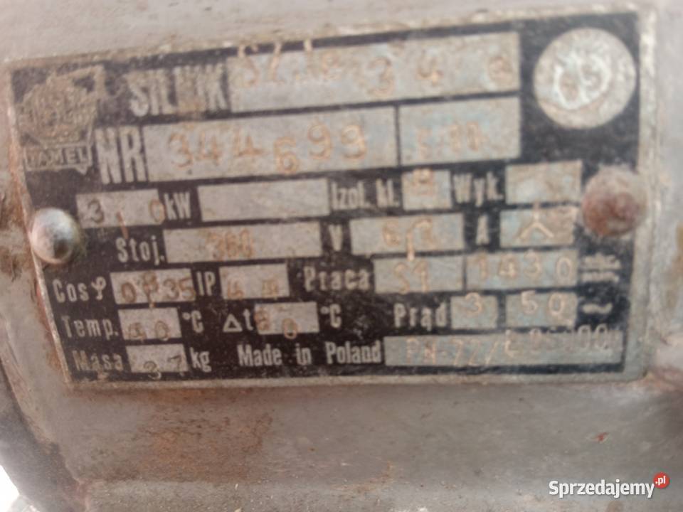 Silnik elektryczny 3 kW380V podkarpackie