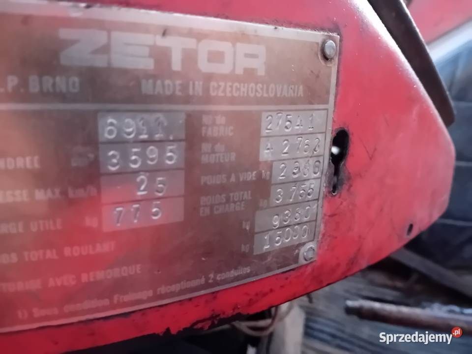 Zetor 7011 6911 zarejestrowany Świdnik