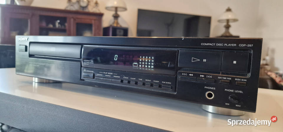 Cd player SONY 297 CDP297 odtwarzacz kompaktowy Elektronika Międzychód