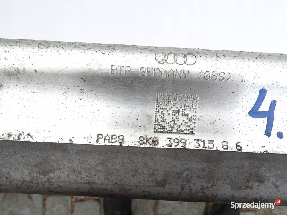 WÓZEK SANKI KOŁYSKA TRAWERS SILNIKA AUDI A4 B8 małopolskie