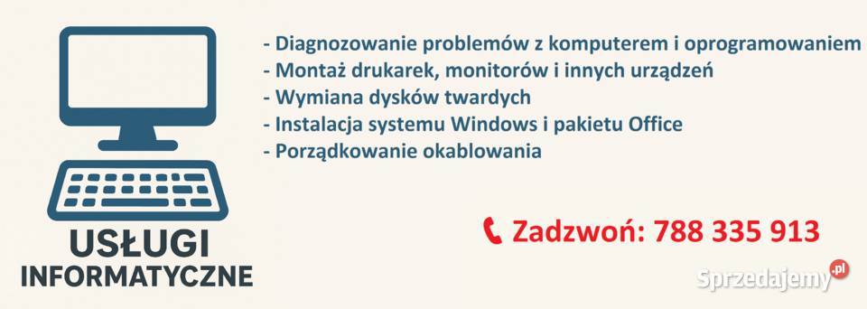 Usługi Informatyczne pomoc IT Warszawa