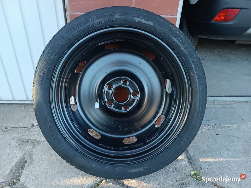 Koło dojazdowe zapasowe Audi A3 8V 12570R18 Motoryzacja Turek