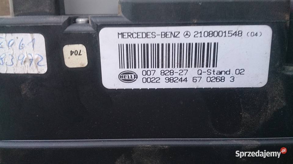 Pompka rozdzielacz centralnego Mercedes w202 Kosarzew-Stróża