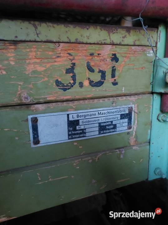 Rozrzutnik obornika Bergmann m62 39t Mszana Dolna sprzedam
