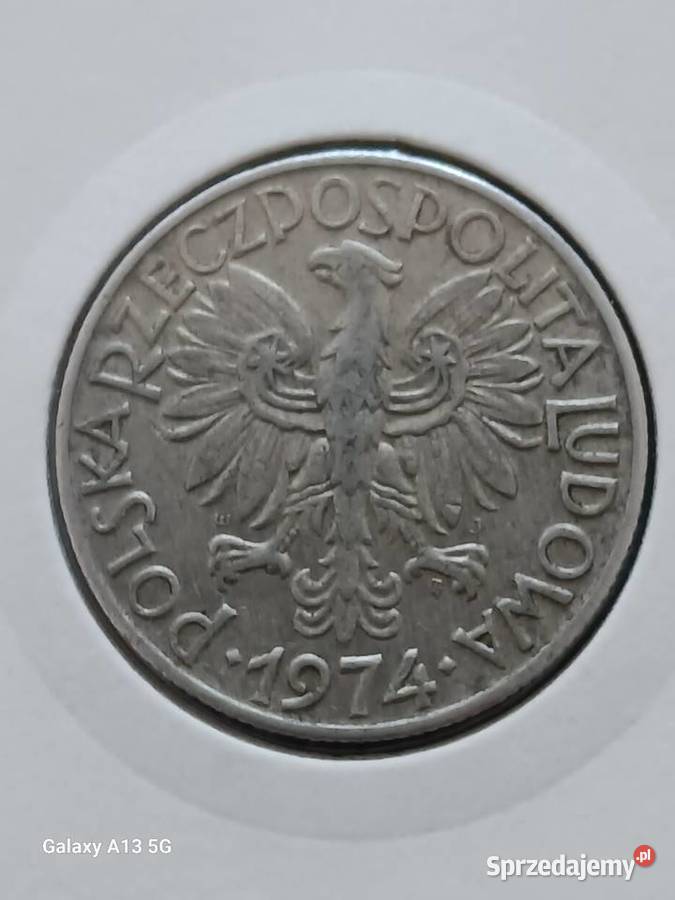 5 Złotych Rybak 1974 r 3 Konin