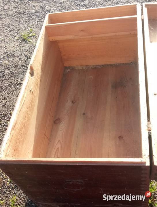 Stara skrzynia retro PRL vintage stylowa do Sejny sprzedam