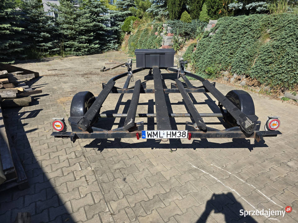 BEZ MINIMALNEJ Przyczepka samochodowa na 2 warmińsko-mazurskie Rudolfowo