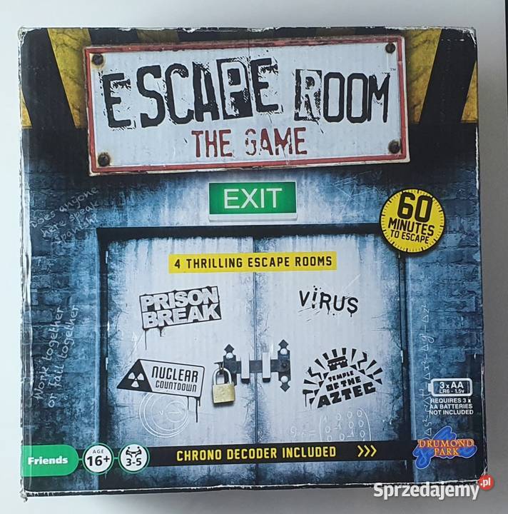 Escape Room the Game gra planszowa 4 scenariusze Grójec