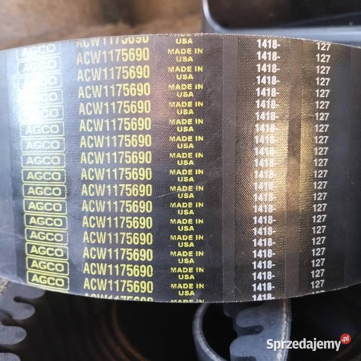Pasy do kombajnów zbożowych Fendt Ideal i Massey Siedlce sprzedam