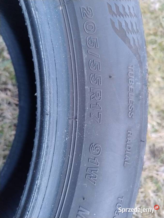 2 100zl opony letnie 5mm Bridgestone 20555R17 Motoryzacja Suwałki