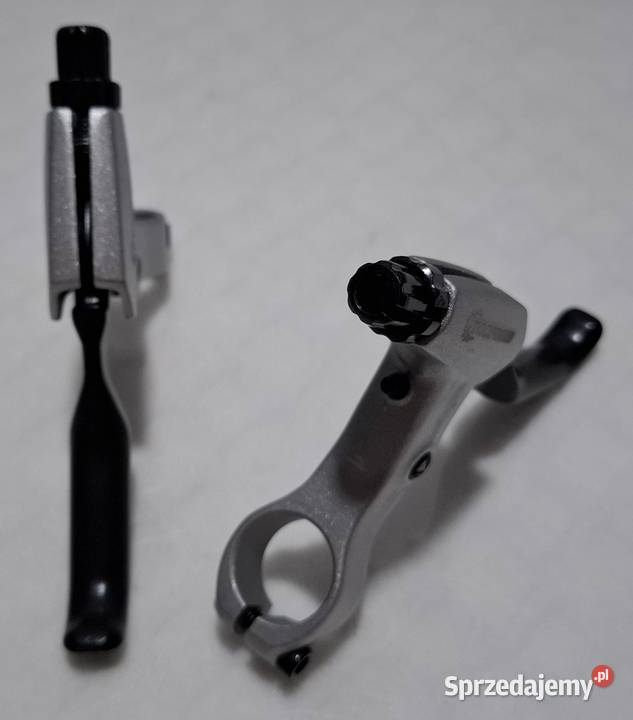 Uchwyty hamulca rączki górski aluminium srebrne Czeladź