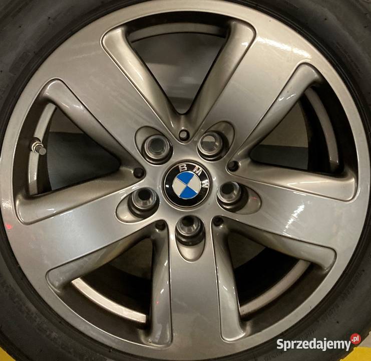 Fabryczne koła z BMW 16 z oponami Komplet Warszawa