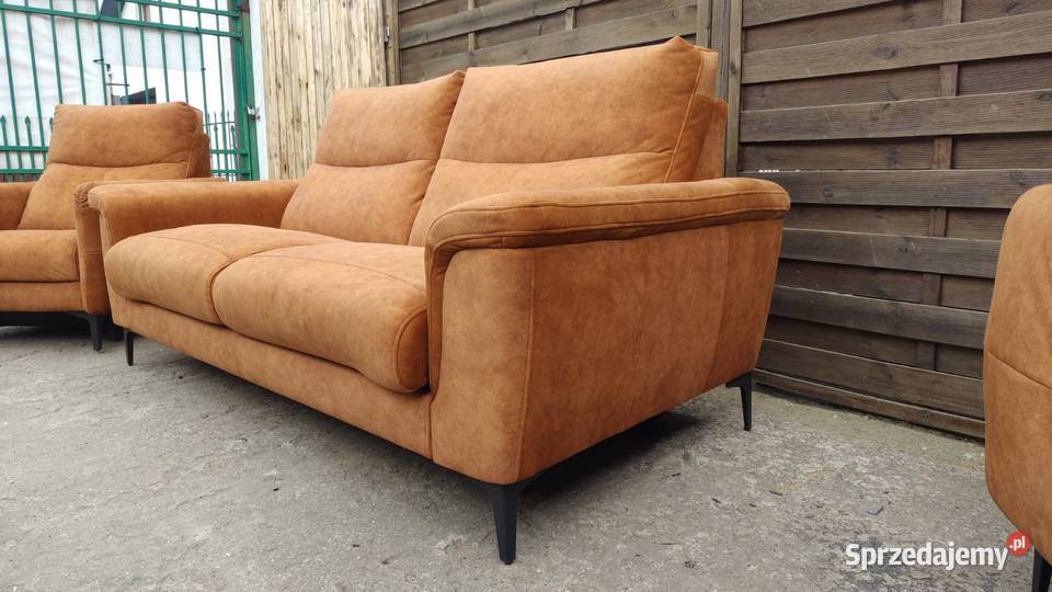 Komplet kanapa sofa 2 fotele funkcja spania Warszawa