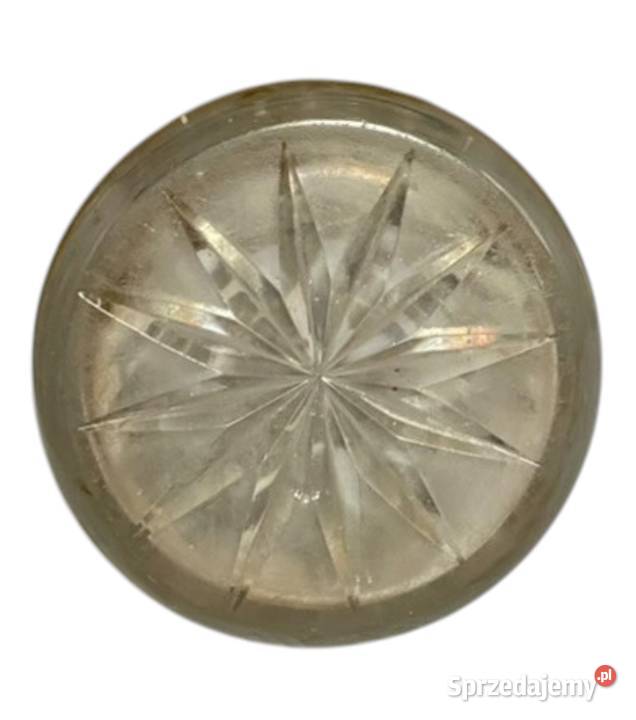 Kryształowy wazon klepsydrowy z wklęsłym szlifem Warszawa