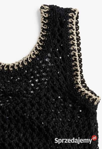 sukienka o wyglądzie szydełkowej robótki hm xs Toruń