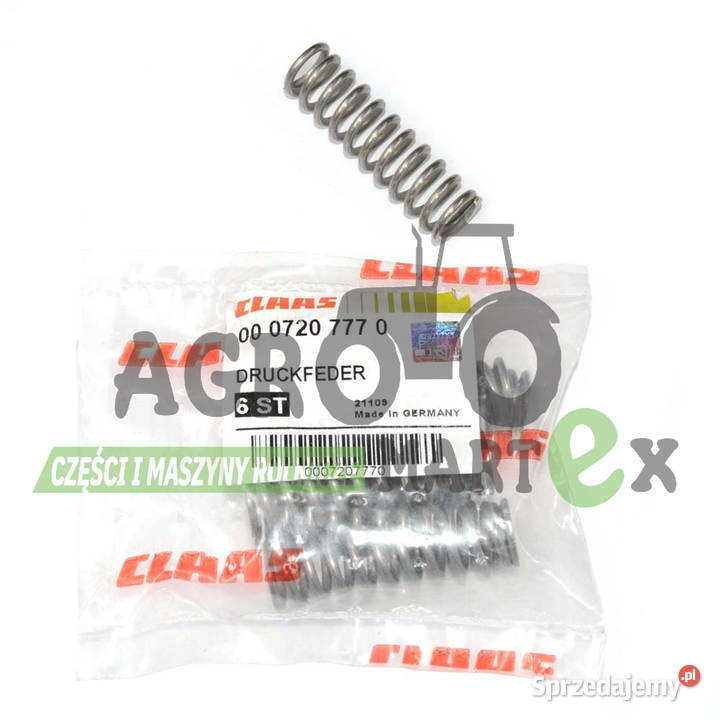 0007207770 00 0720 777 0 720777 SPRĘŻYNA 14x2x50 Wichrów sprzedam