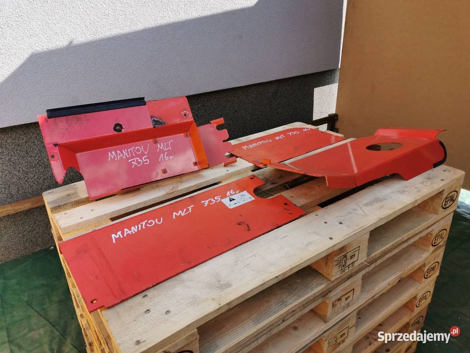 Osłony metalowe Manitou MLT 735 wielkopolskie Wilkowo sprzedam