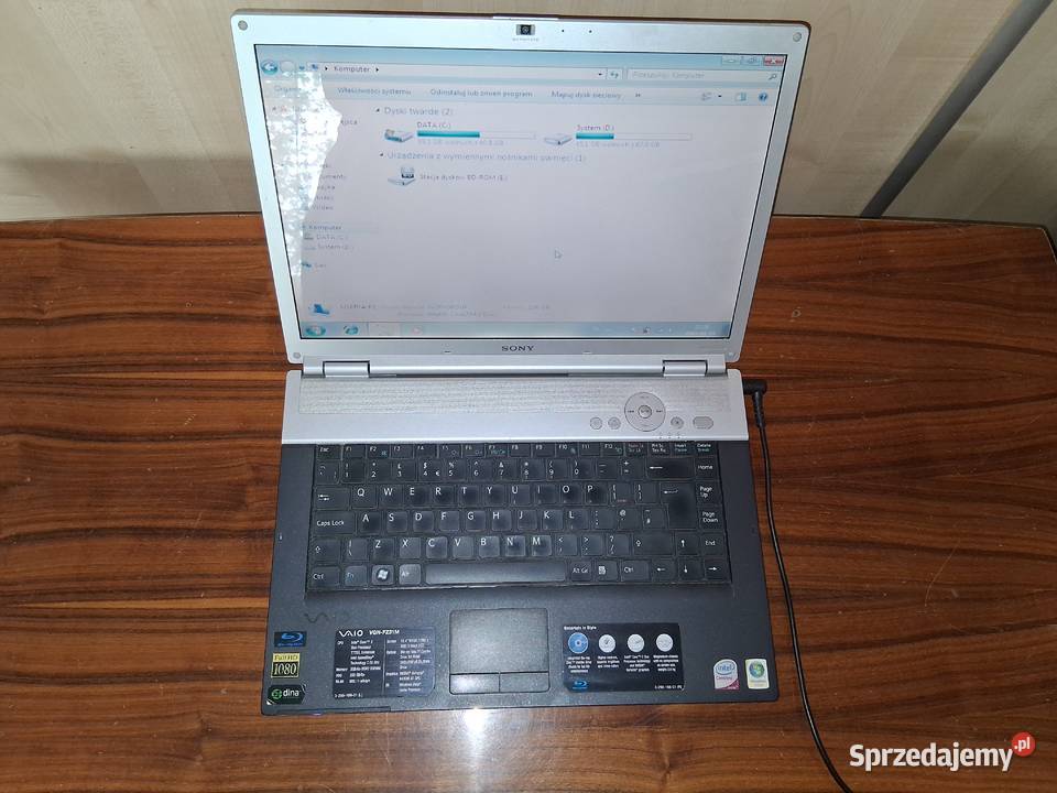 Sony Vaio VGNFZ31M Sony Poznań