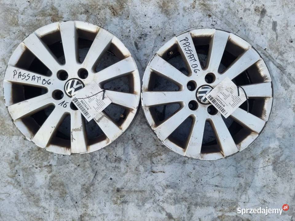 FELGA ALUMINIOWA 16 VOLKSWAGEN PASSAT B6 7JX16H2 Lipno sprzedam