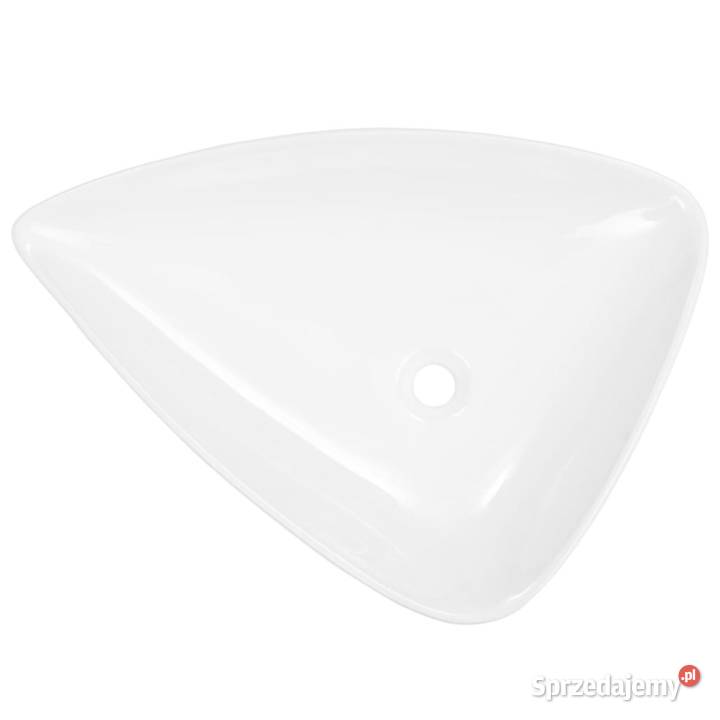 vidaXL Umywalka ceramiczna trójkątna 645 x 455 x Warszawa
