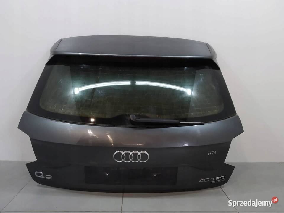 KLAPA TYŁ SZYBA SZARA Audi Q2 I 2016