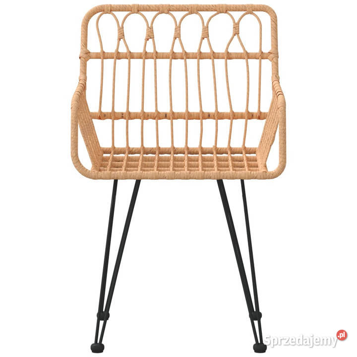 Krzesła ogrodowe 2 56x64x80 rattan PE WM319426 Warszawa