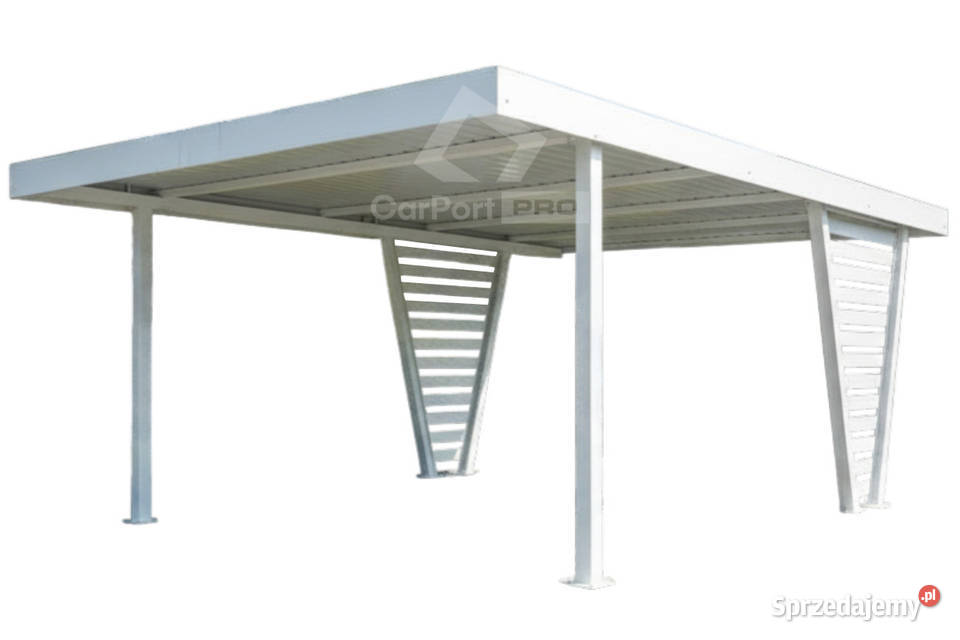 Carport V PREMIUM 4x48m Wypełnienie panelami Sprzedaż Busko-Zdrój