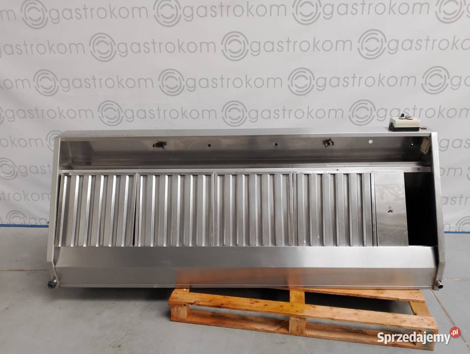 OKAP GASTRONOMICZNY 190x70 PRZYŚCIENNY SKOŚNY Wrocław