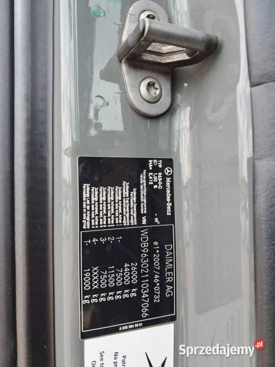 Mercedes Actros automatyczna Komorniki