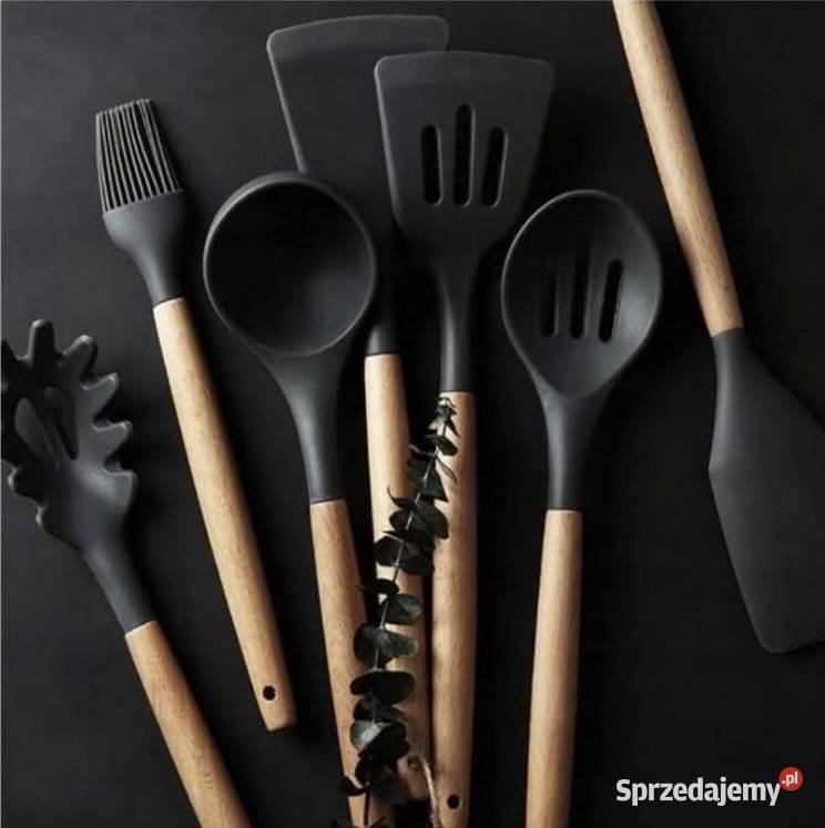 59 Przybory kuchenne silikonowe 12 sztuk Zabrze