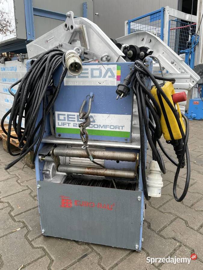 Winda dekarska Geda Lift Comfort 12m 107 2008 pełny VAT Ślesin sprzedam