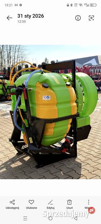 Opryskiwacz sadowniczy ZAWIESZANY 200300400600 Rawa Mazowiecka