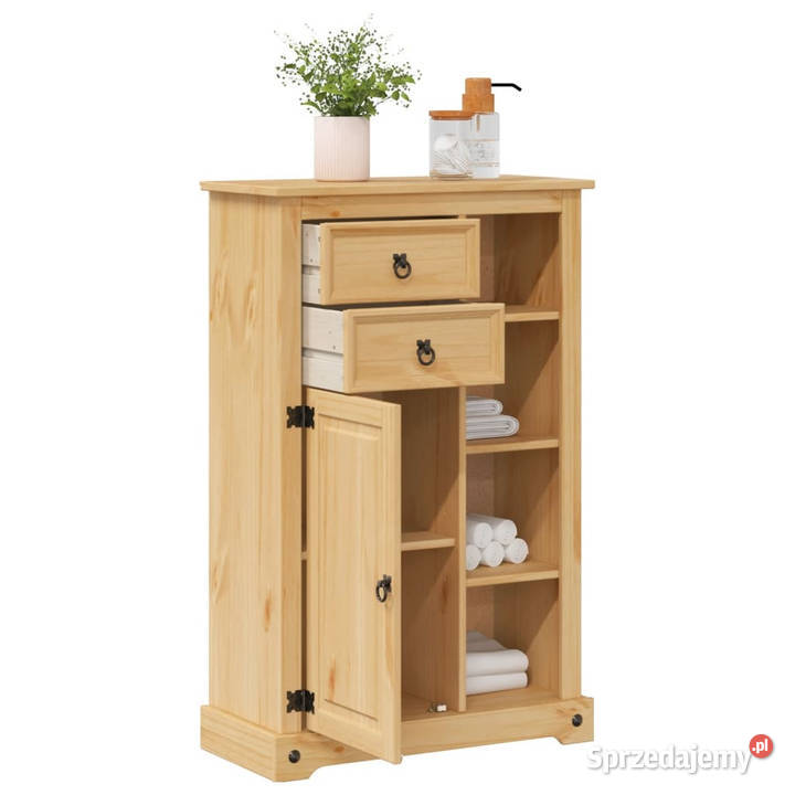 Szafka łazienkowa Corona 70x33x110 lite drewno Warszawa sprzedam