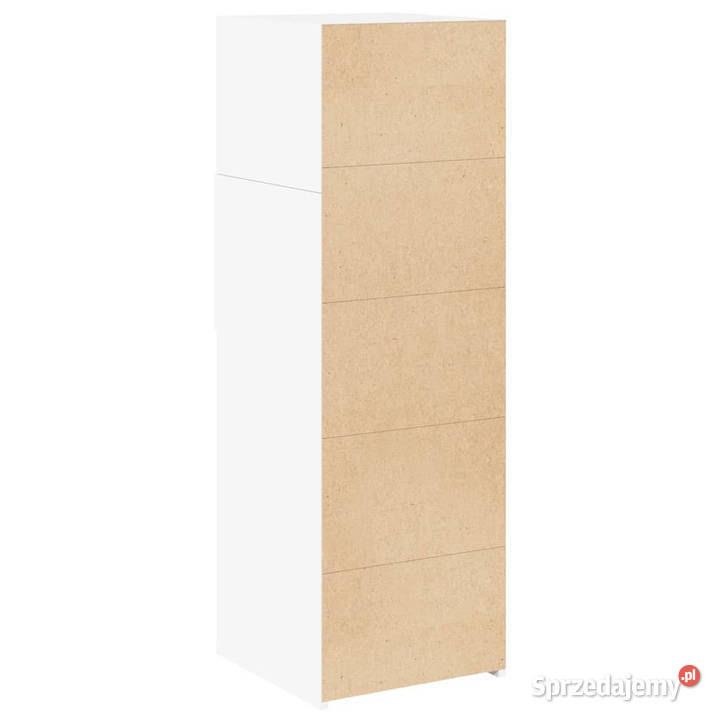 Wysoka szafka biała 40x425x124 materiał