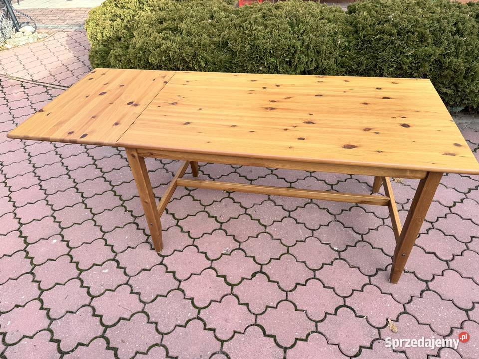 Regał drewniany półki szafka Ikea Leksvik mazowieckie Garwolin sprzedam
