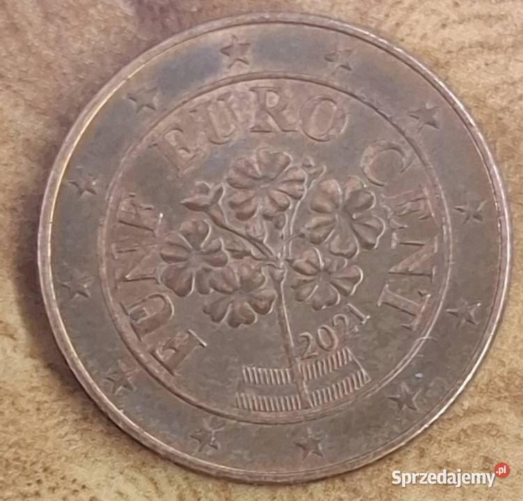 5 eurocent Austria 2021 Lubawa sprzedam