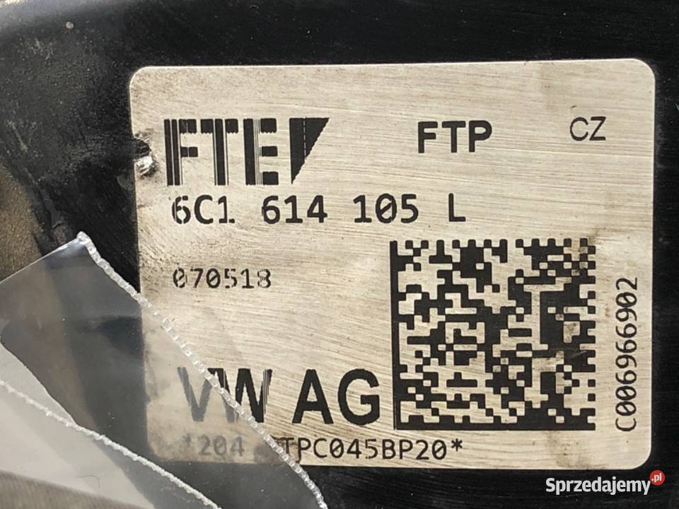 SERWO HAMULCOWE SKODA RAPID 6C1614105L Hatchback