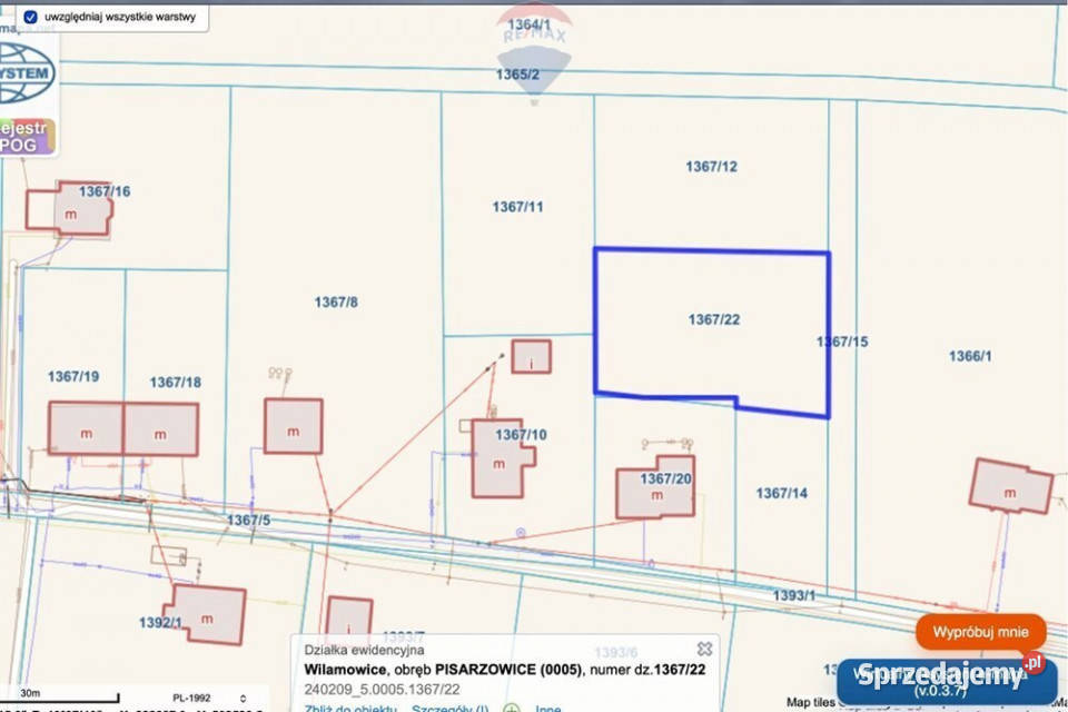 Widokowa działka budowlanaPisarzowice powbielski 0m Pisarzowice